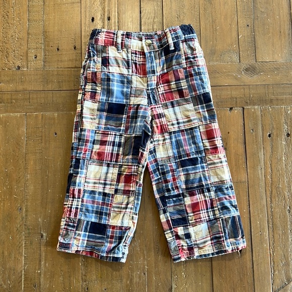 Janie and jack patchwork plaid pants - Picture 1 of 5